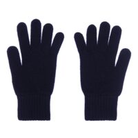 Womens Cashmere Gloves in Navy