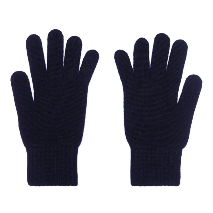 Womens Cashmere Gloves in Navy