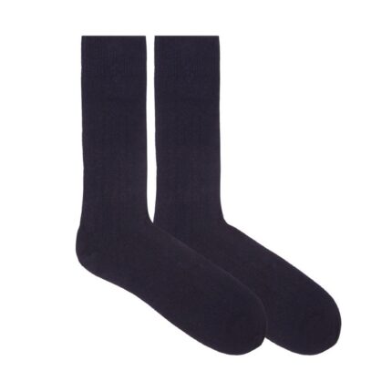 Men's cashmere socks by Lona Scott in black, crafted from 100% cashmere for luxurious softness, warmth, and all-day comfort