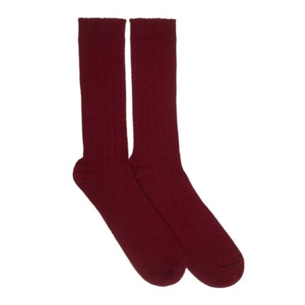 Men's cashmere socks by Lona Scott in black, crafted from 100% cashmere for luxurious softness, warmth, and all-day comfort