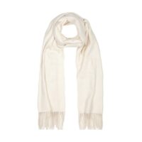 Lona Scott Cashmere Shawl in white