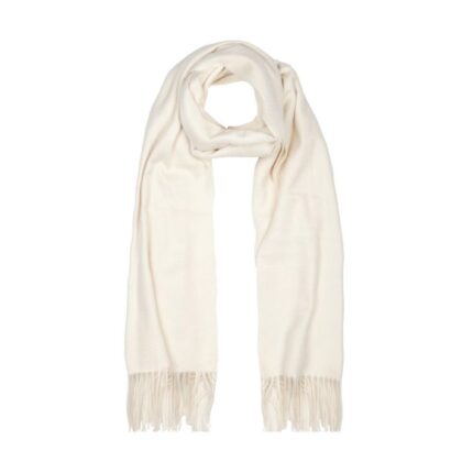 Lona Scott Cashmere Shawl in white
