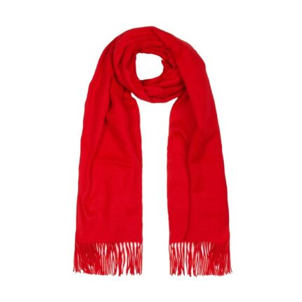 Lona Scott Cashmere Shawl in Red