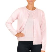 Lona Scott Women's Classic Cashmere Cardigan, Super-soft, timeless, and available in a variety of elegant colours