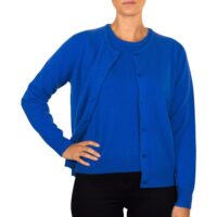 Lona Scott Women's Classic Cashmere Cardigan, Super-soft, timeless, and available in a variety of elegant colours