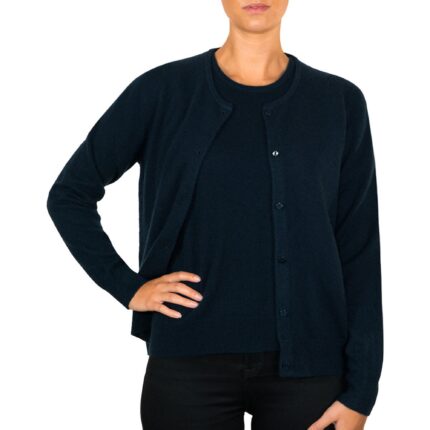 Lona Scott Women's Classic Cashmere Cardigan, Super-soft, timeless, and available in a variety of elegant colours