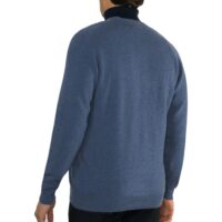 Men's cashmere classic cardigan by Lona Scott, crafted from 100% cashmere for timeless elegance, warmth, and comfort
