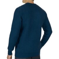 Men's classic honeycomb cashmere jumper in a timeless design, crafted from 100% cashmere for luxurious softness and comfort