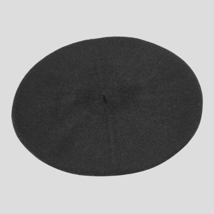 Womens Black Cashmere Beret, soft and stylish beret hat