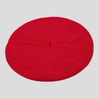 Womens Red Cashmere Beret, soft and stylish beret hat
