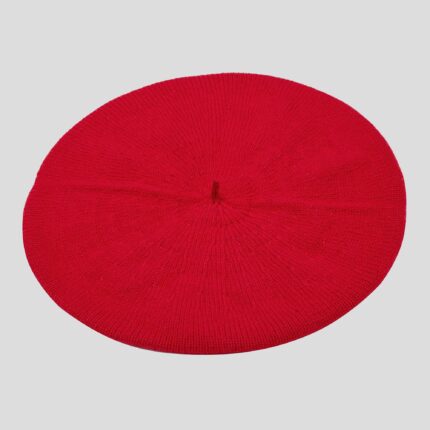 Womens Red Cashmere Beret, soft and stylish beret hat