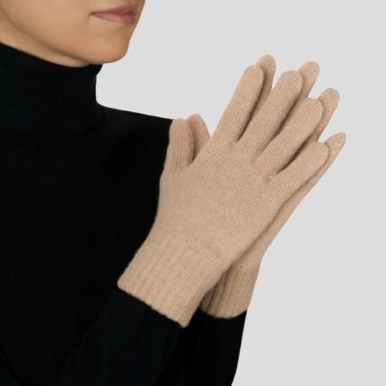 Ladies 100% cashmere gloves
