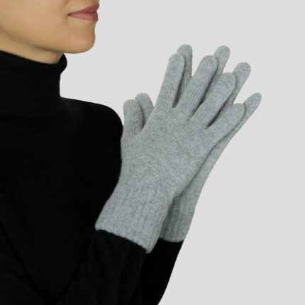 Ladies 100% cashmere gloves