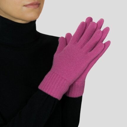 Ladies 100% cashmere gloves