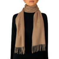 Showcasing a smooth, solid colour, this 2-ply Lambswool scarf offers a clean, streamlined look with a gently textured surface, available in a range of elegant plain colours