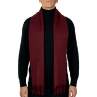 Showcasing a smooth, solid colour, this 2-ply Lambswool scarf offers a clean, streamlined look with a gently textured surface, available in a range of elegant plain colours