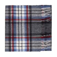 Featuring a rich tartan pattern, this 2-ply Lambswool scarf drapes gracefully with a classic check design and a subtle texture, available in a variety of traditional tartans.