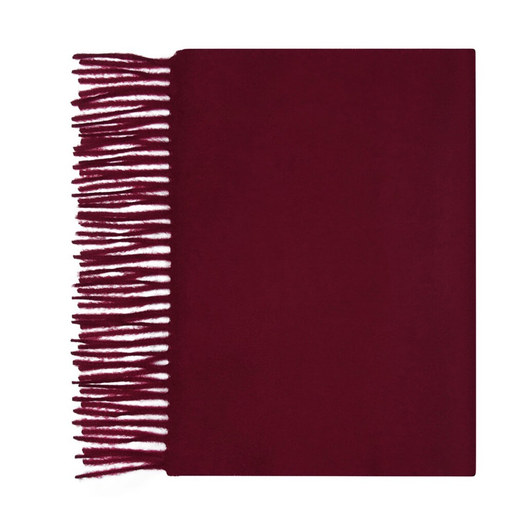 With its silky-soft touch and seamless finish, this 2-ply Cashmere scarf in classic plain colors offers a sophisticated look, available in a variety of elegant hues to suit any style.