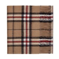 Featuring a rich tartan pattern, this 2-ply Lambswool scarf drapes gracefully with a classic check design and a subtle texture, available in a variety of traditional tartans.