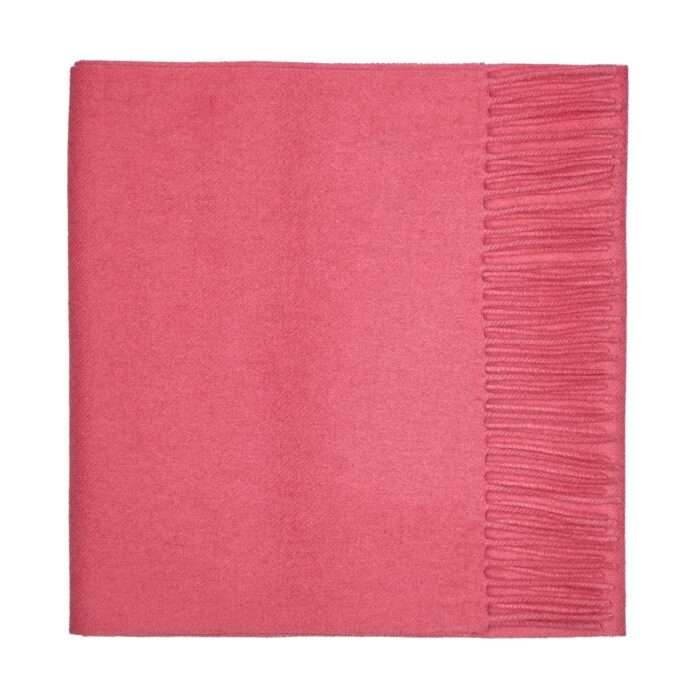 Showcasing a smooth, solid color, this 2-ply Lambswool scarf offers a clean, streamlined look with a gently textured surface, available in a range of elegant plain colors.