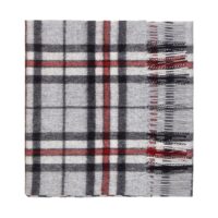 Featuring a rich tartan pattern, this 2-ply Lambswool scarf drapes gracefully with a classic check design and a subtle texture, available in a variety of traditional tartans.