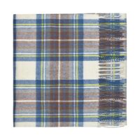 Featuring a rich tartan pattern, this 2-ply Lambswool scarf drapes gracefully with a classic check design and a subtle texture, available in a variety of traditional tartans.