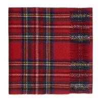 Featuring a rich tartan pattern, this 2-ply Lambswool scarf drapes gracefully with a classic check design and a subtle texture, available in a variety of traditional tartans.