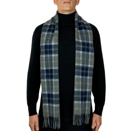 Luxuriously soft and warm, this 2-ply Cashmere scarf boasts a refined tartan pattern with an ultra-smooth finish, available in an array of classic tartans