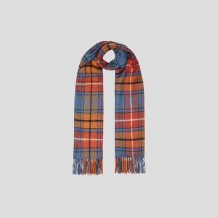 Women's Cashmere Shawl. A cosy and soft stole in Antique Buchanan