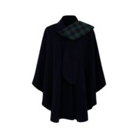 Womens Tartan Scarf Cape, Cashmere & Wool