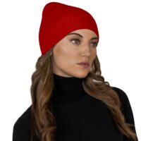 3-ply Unisex cashmere beanie features a classic ribbed knit design, offering a snug fit and a luxuriously soft texture, available in a range of rich, elegant colours