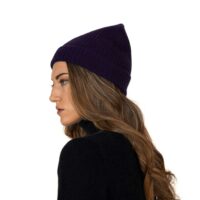 This 3-ply Unisex cashmere beanie features a classic ribbed knit design, offering a snug fit and a luxuriously soft texture, available in a range of rich, elegant colours
