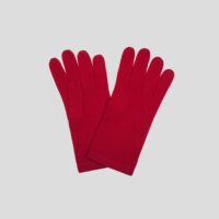 Womens Lightweight Cashmere Gloves in Red