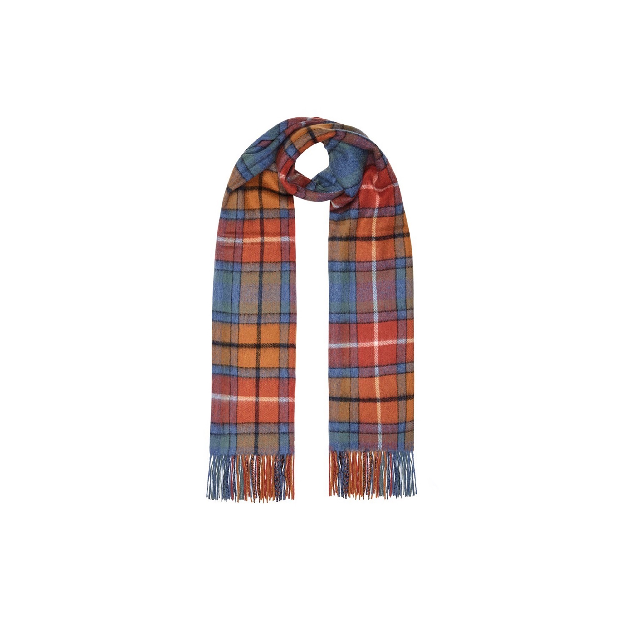 Women's Cashmere Shawl. A cosy and soft stole in Antique Buchanan
