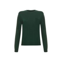 Cashmere Round Neck Jumper, Green