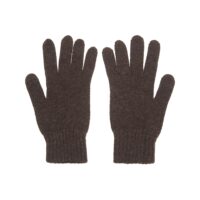 Lona Scott, Mens Lambswool Gloves, Brown