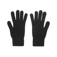 Lona Scott, Mens Lambswool Gloves, Charcoal